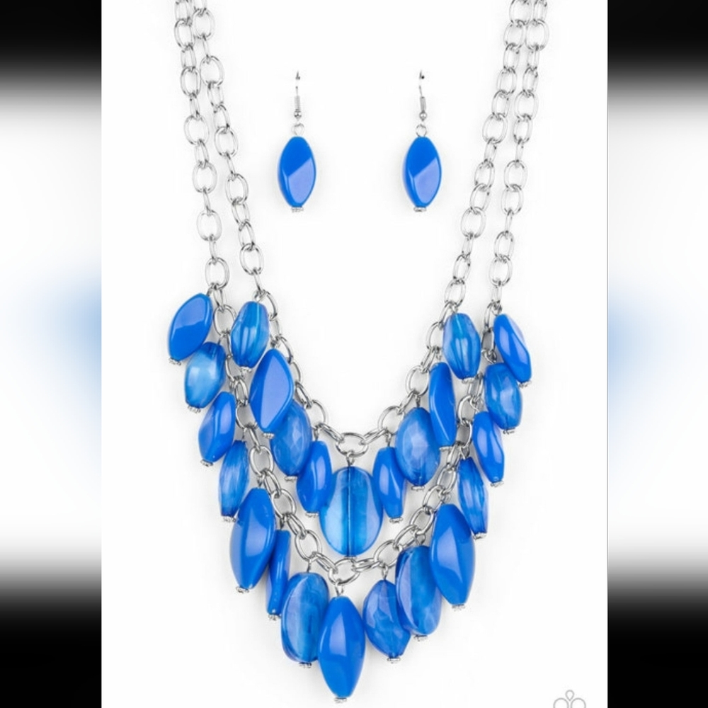 Palm Beach Beauty - Blue ♥ Necklace